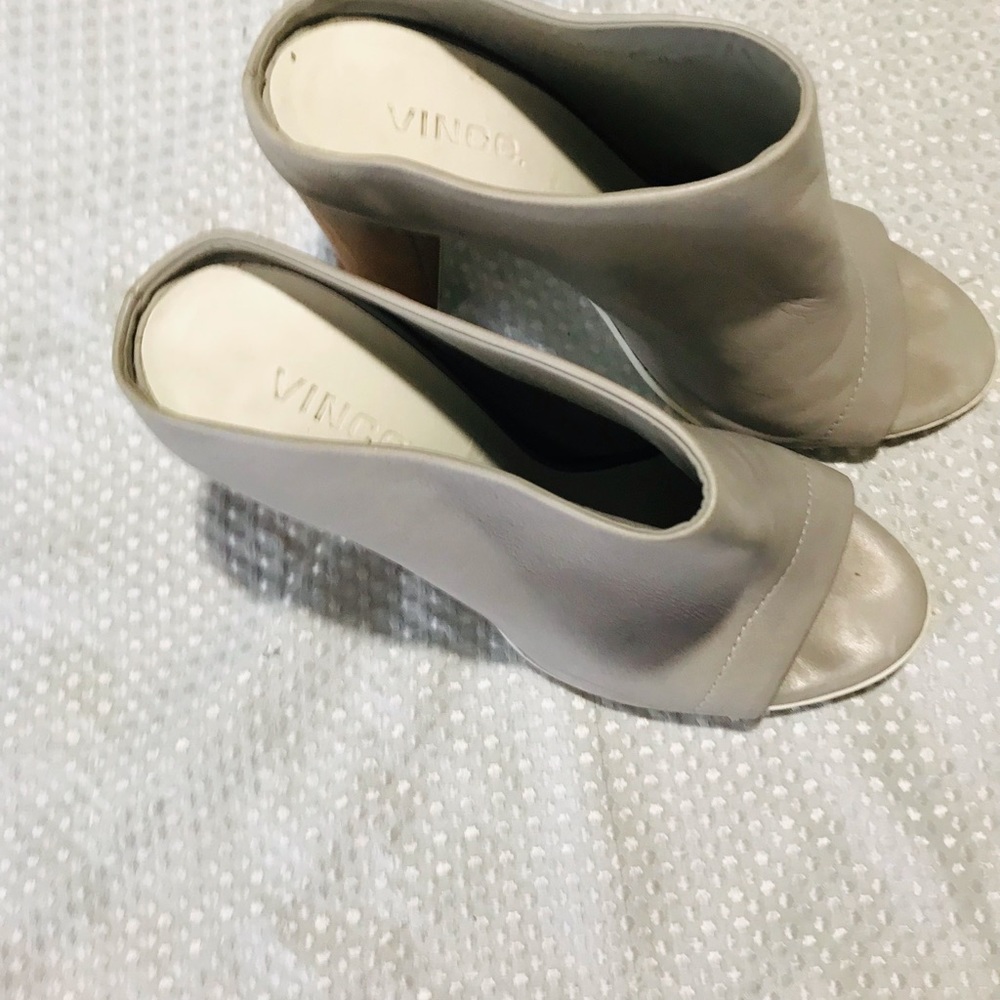 Vince
Allison Peep-Toe Mule Slide, Steel - Picture 9 of 14